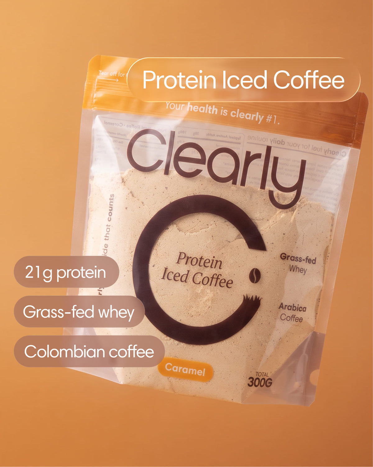 Café helado con proteína